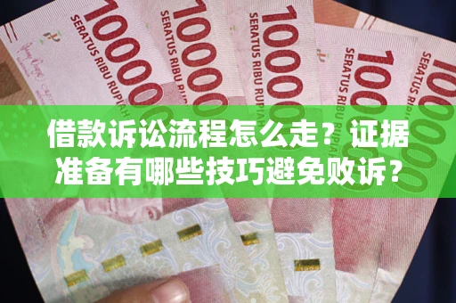 北京借款诉讼流程怎么走？证据准备有哪些技巧避免败诉？