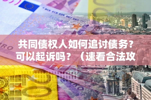 北京共同债权人如何追讨债务？可以起诉吗？（速看合法攻略）