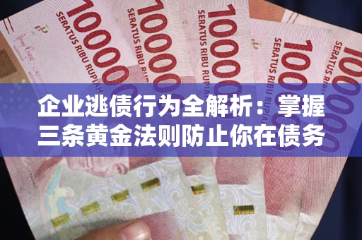 北京企业逃债行为全解析：掌握三条黄金法则防止你在债务乱局中“踩雷”