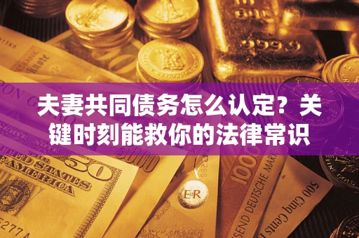 北京夫妻共同债务怎么认定？关键时刻能救你的法律常识